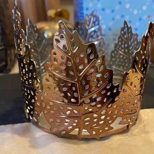 Gold bath and body works candle holder